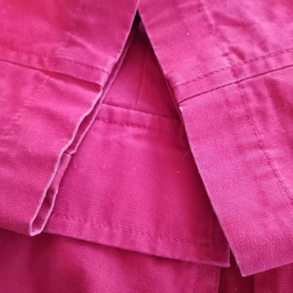 Gap Berry Pink Lightweight Toggle Button Zip Up T… - image 6